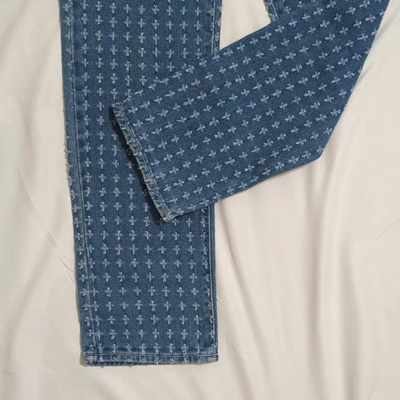 PacSun Distressed Dad Jeans, Color Medium Blue Size 23 - Picture 10 of 16